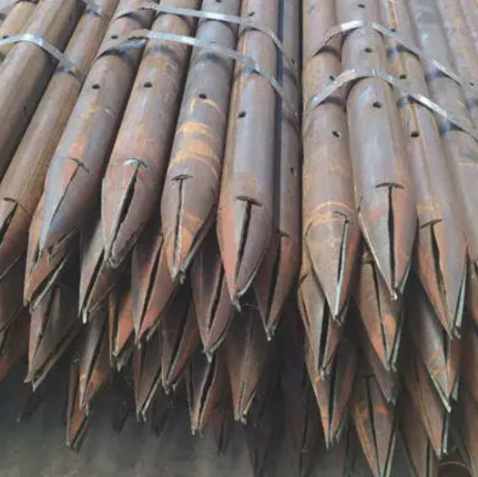 营口注浆管25/32/50/54/57等钳压式螺旋套筒式声测管厂家发货